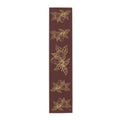 Cocoa Cafe Signature Collection Cocoa Pods Table Runner – Chocolate Brown & Gold Abstract | 16"x72" or 16"x90" | Polyester or Cotton Twill