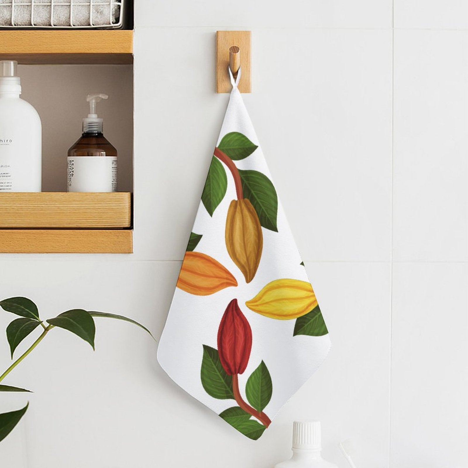 Kitchen Towel Bundle of 4 – Four Original Ghanaian Designs | Mud Cloth, Nsoko Pods, Bese Saka, Cocoa Café Signature | 100% Cotton, Made to Order