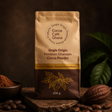 Single Origin Ghana Cocoa Powder – 200g Pure, rich, and crafted from the world's best cocoa beans.