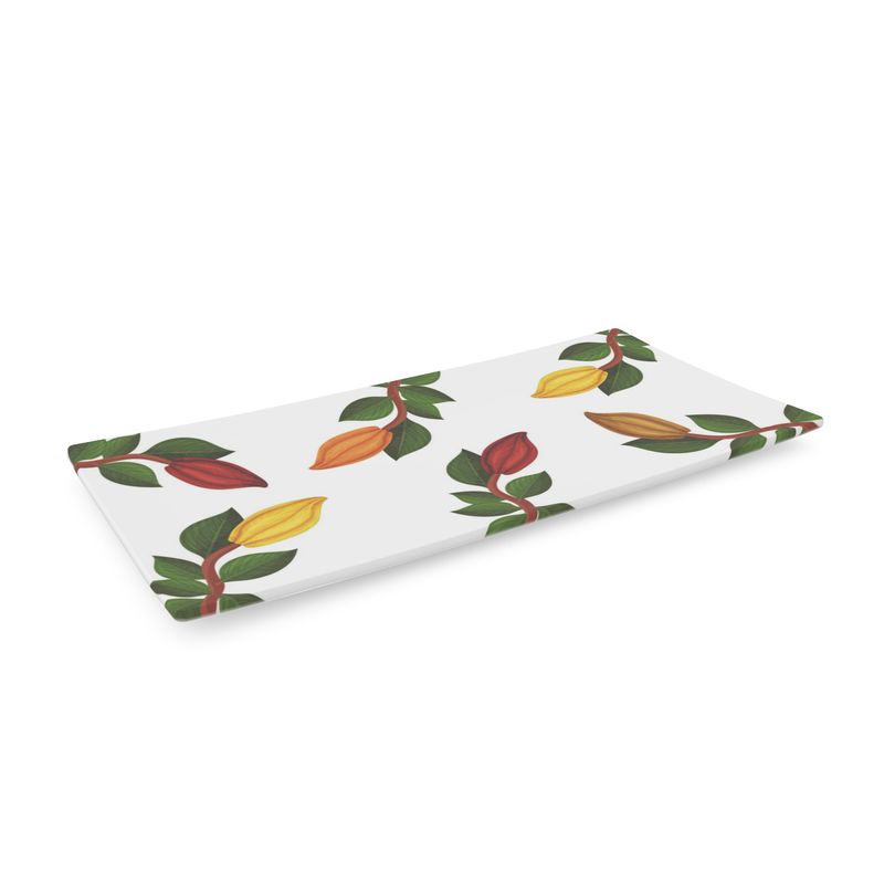 Nsoko Pods Diner Set – 16-Piece Service for 4 + Bone China Tray | Progress & Growth Symbol, Dishwasher Safe, Supports Ghana Cocoa Academy