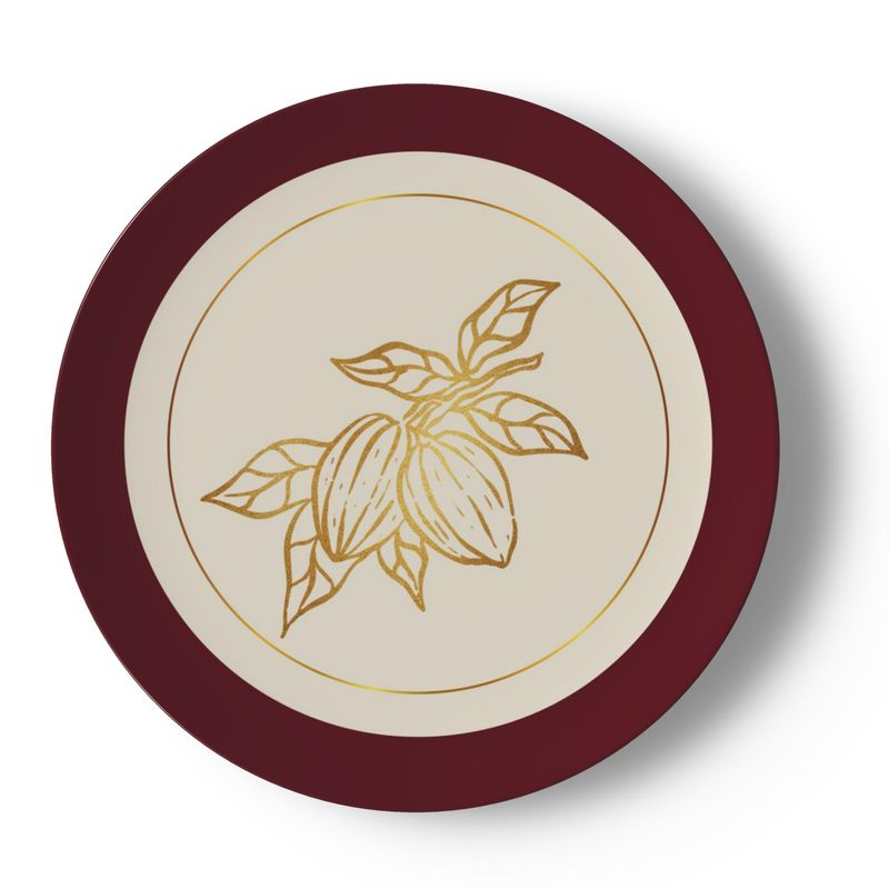 Cocoa Cafe Signature Collection – Kitchen & Tableware with Gold Cocoa Pods or Logo | Supports Ghana Cocoa Academy