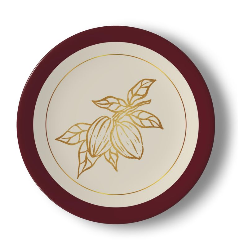 Cocoa Cafe Signature Collection – Kitchen & Tableware with Gold Cocoa Pods or Logo | Supports Ghana Cocoa Academy