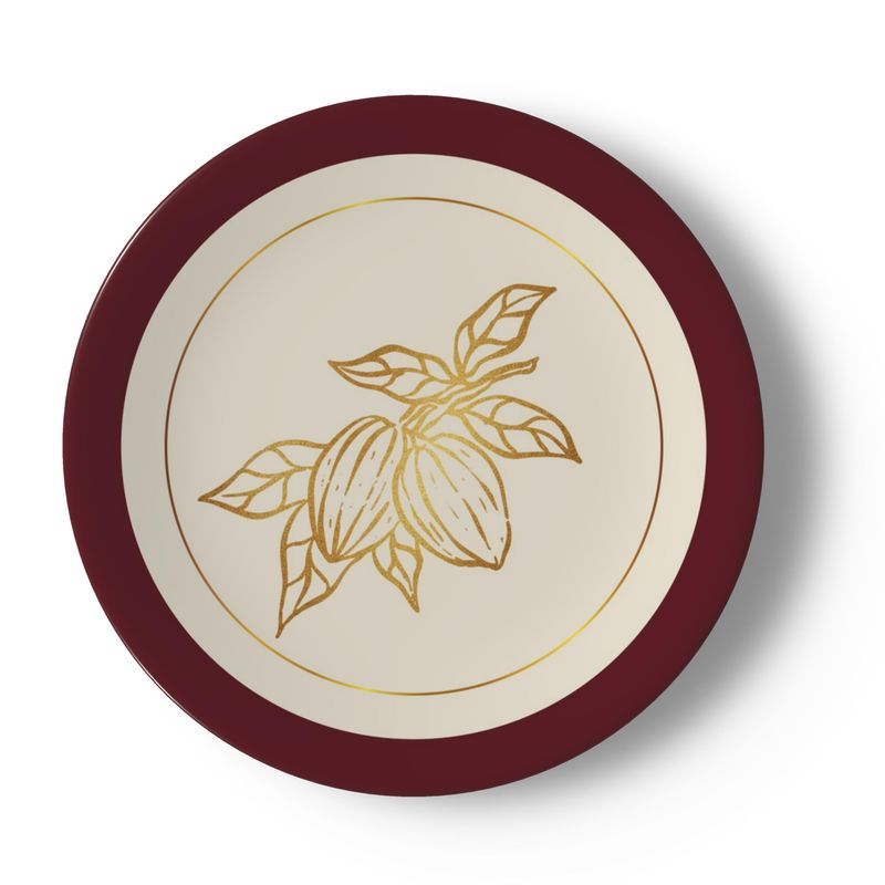 Cocoa Cafe Signature Collection – Kitchen & Tableware with Gold Cocoa Pods or Logo | Supports Ghana Cocoa Academy