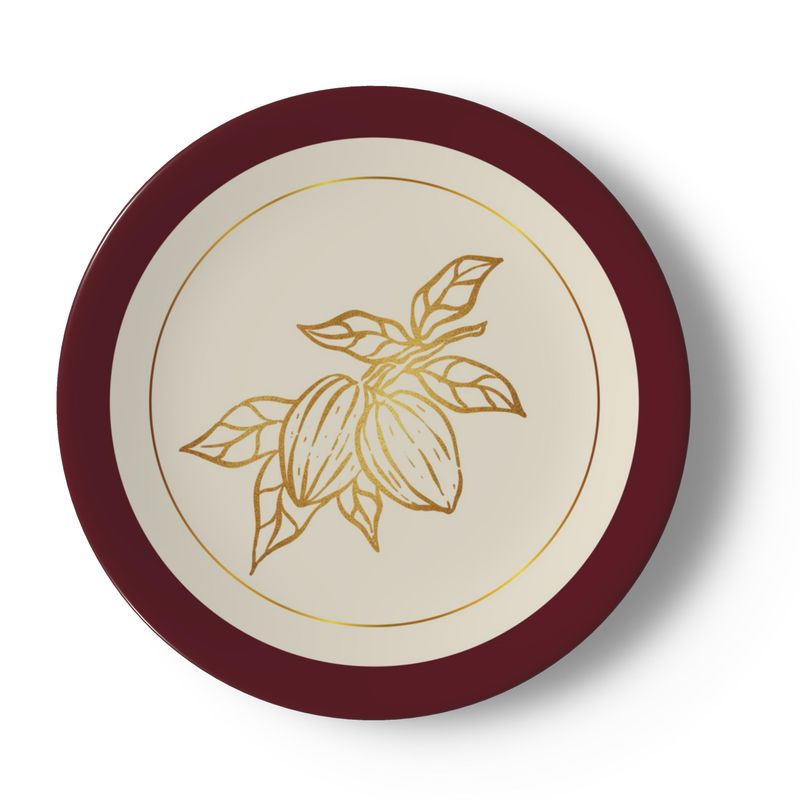 Cocoa Cafe Signature Collection – Kitchen & Tableware with Gold Cocoa Pods or Logo | Supports Ghana Cocoa Academy