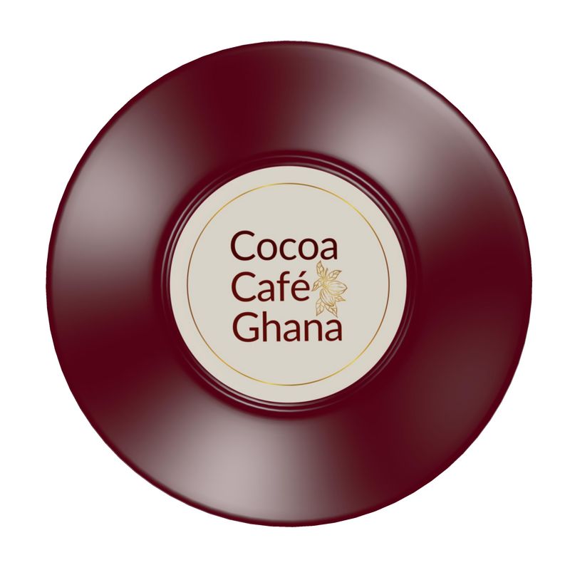 Cocoa Cafe Signature Collection – Kitchen & Tableware with Gold Cocoa Pods or Logo | Supports Ghana Cocoa Academy
