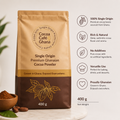 Single Origin Ghana Cocoa Powder – 400g Pure, rich, and crafted from the world's best cocoa beans.