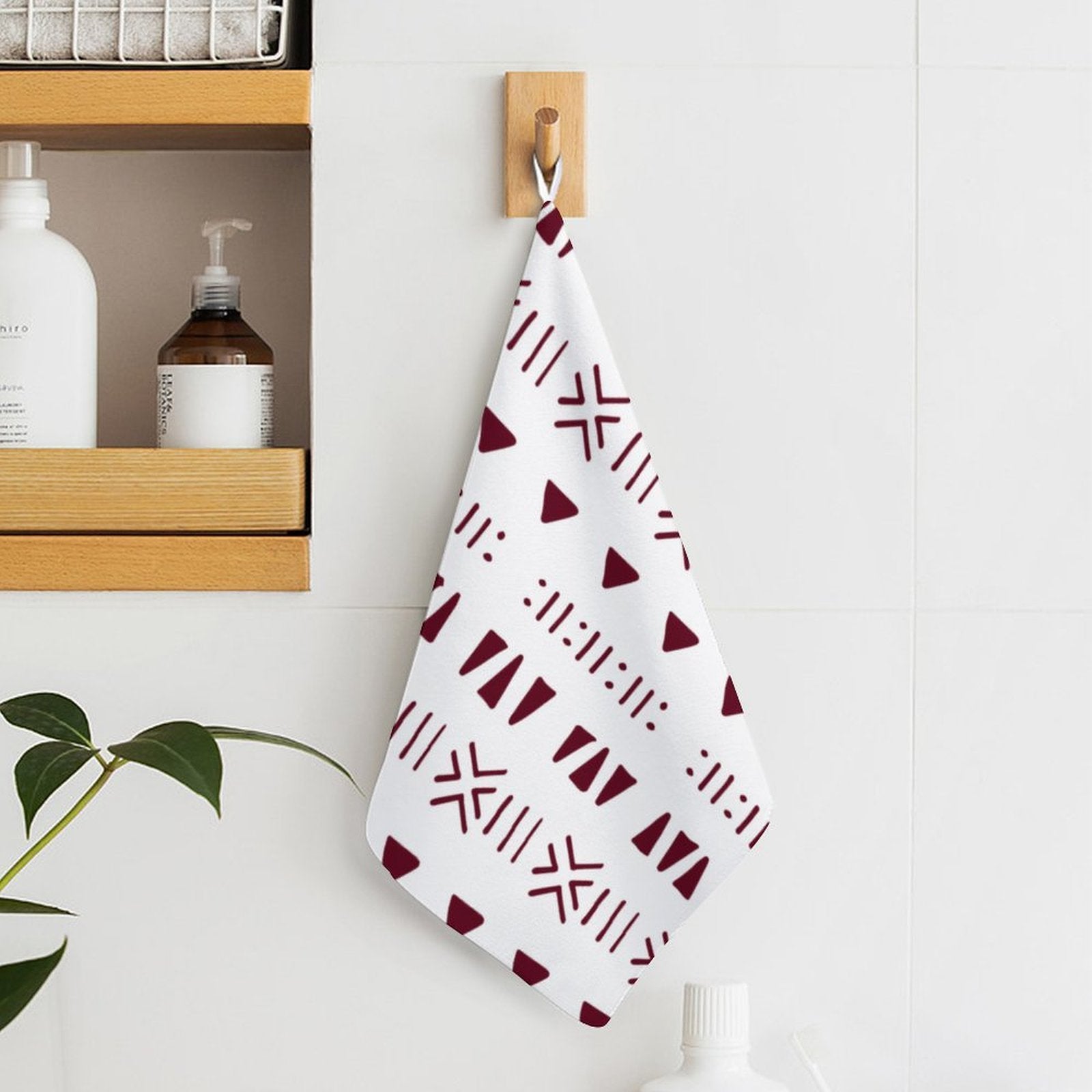Kitchen Towel Bundle of 4 – Four Original Ghanaian Designs | Mud Cloth, Nsoko Pods, Bese Saka, Cocoa Café Signature | 100% Cotton, Made to Order