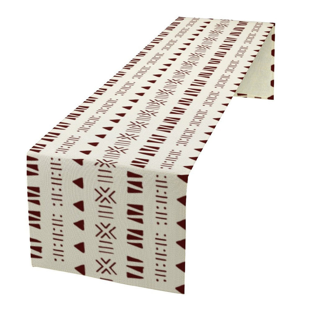 Mud Cloth Linen Table Runner | African Print