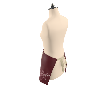 Cocoa Cafe Signature Collection – 600 GSM Leatherette Waist Apron | Adjustable, Water-Resistant, with Gold Cocoa Pods Logo